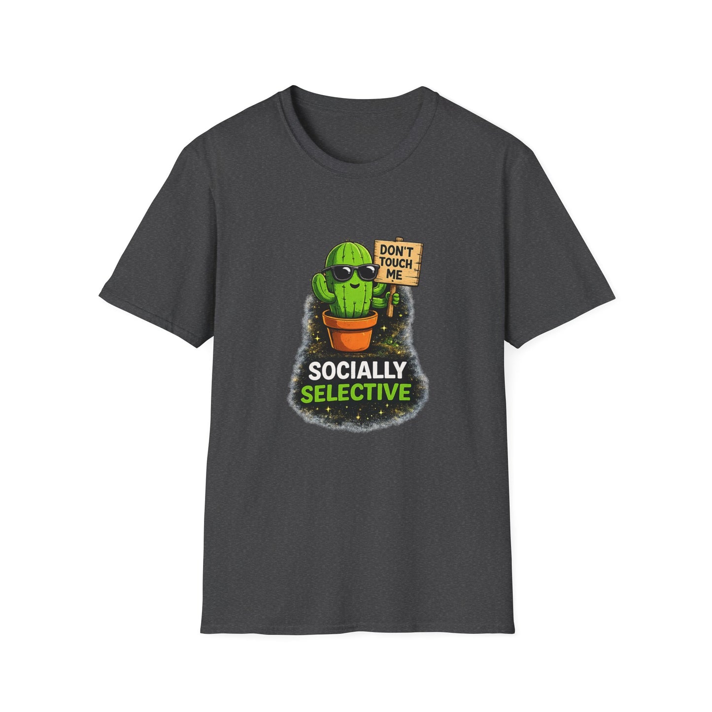 Cactus 'Don't Touch Me' T‑Shirt — Socially Selective Graphic Tee