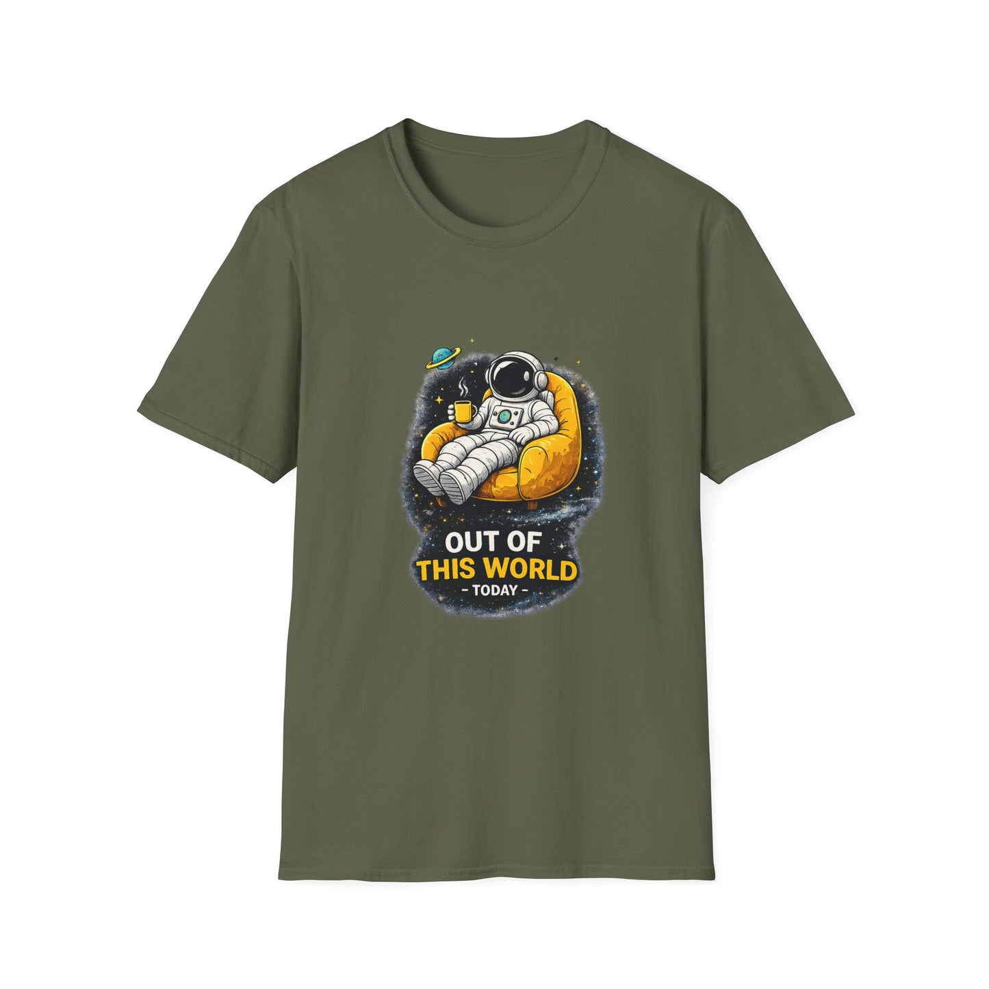Astronaut Lounge T-Shirt — “Out of This World” Space Tee