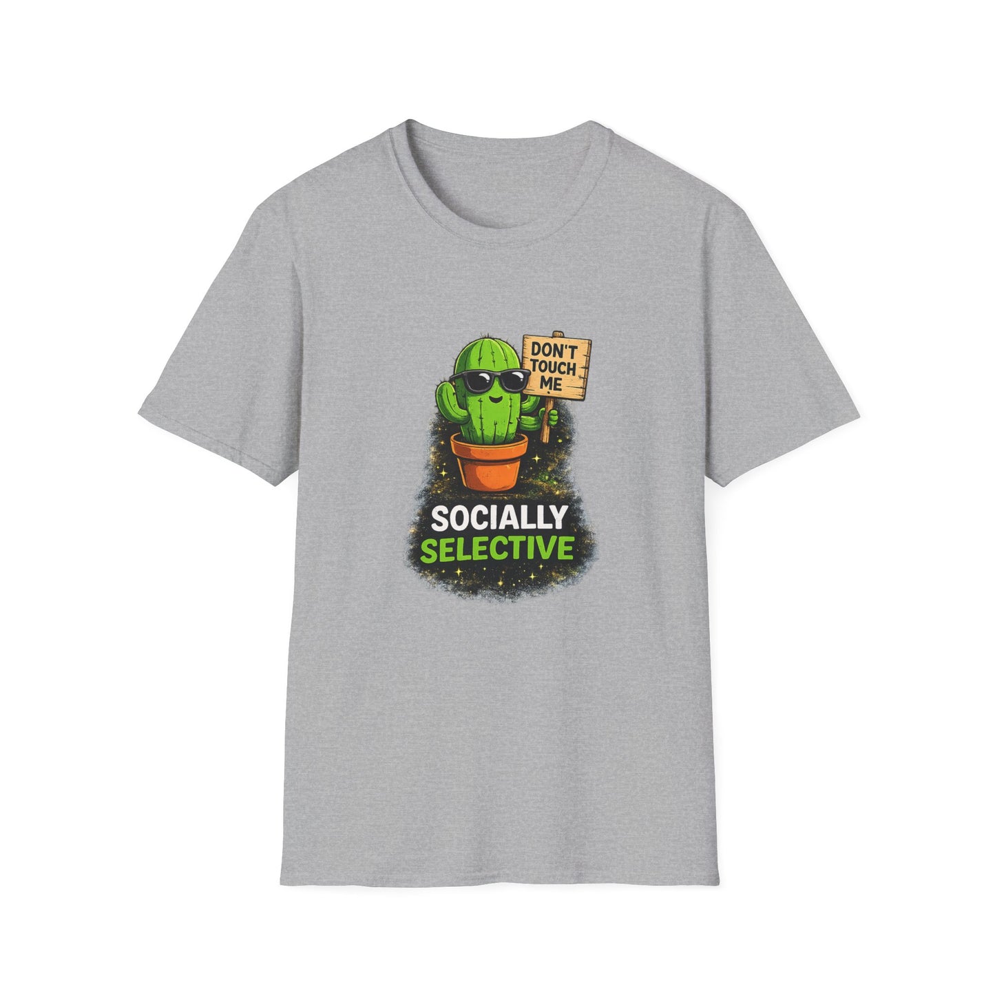 Cactus 'Don't Touch Me' T‑Shirt — Socially Selective Graphic Tee