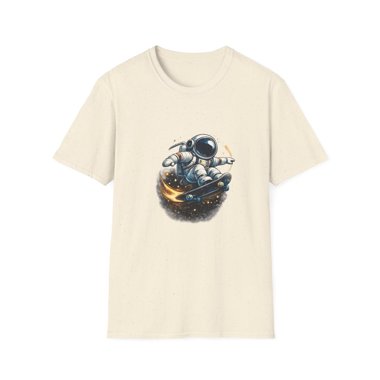 Astronaut Skateboard T-Shirt — Space Skateboarding Graphic Tee