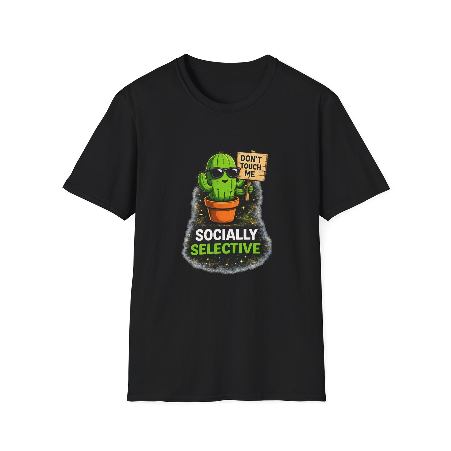 Cactus 'Don't Touch Me' T‑Shirt — Socially Selective Graphic Tee