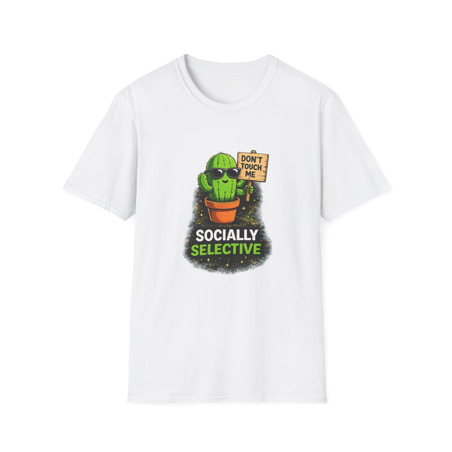 Cactus 'Don't Touch Me' T‑Shirt — Socially Selective Graphic Tee