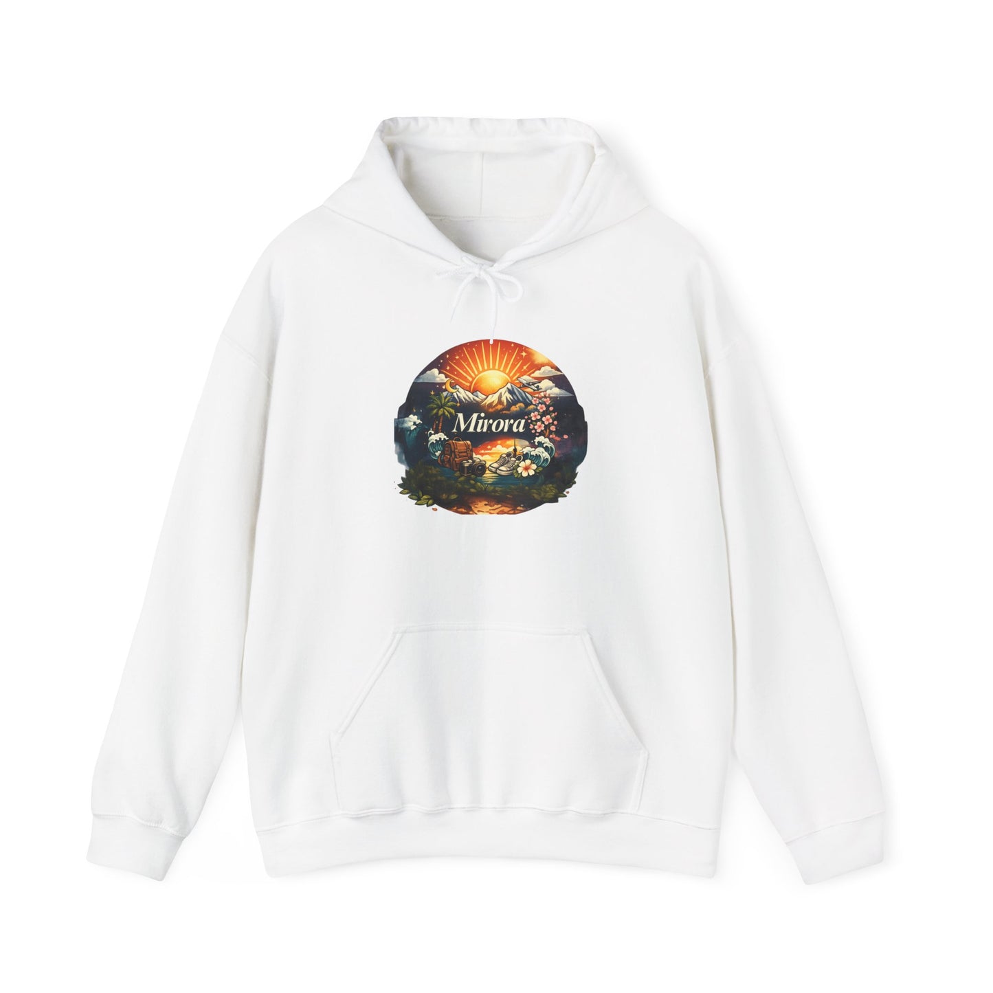 Graphic Hoodie - Sunrise Nature Hoodie