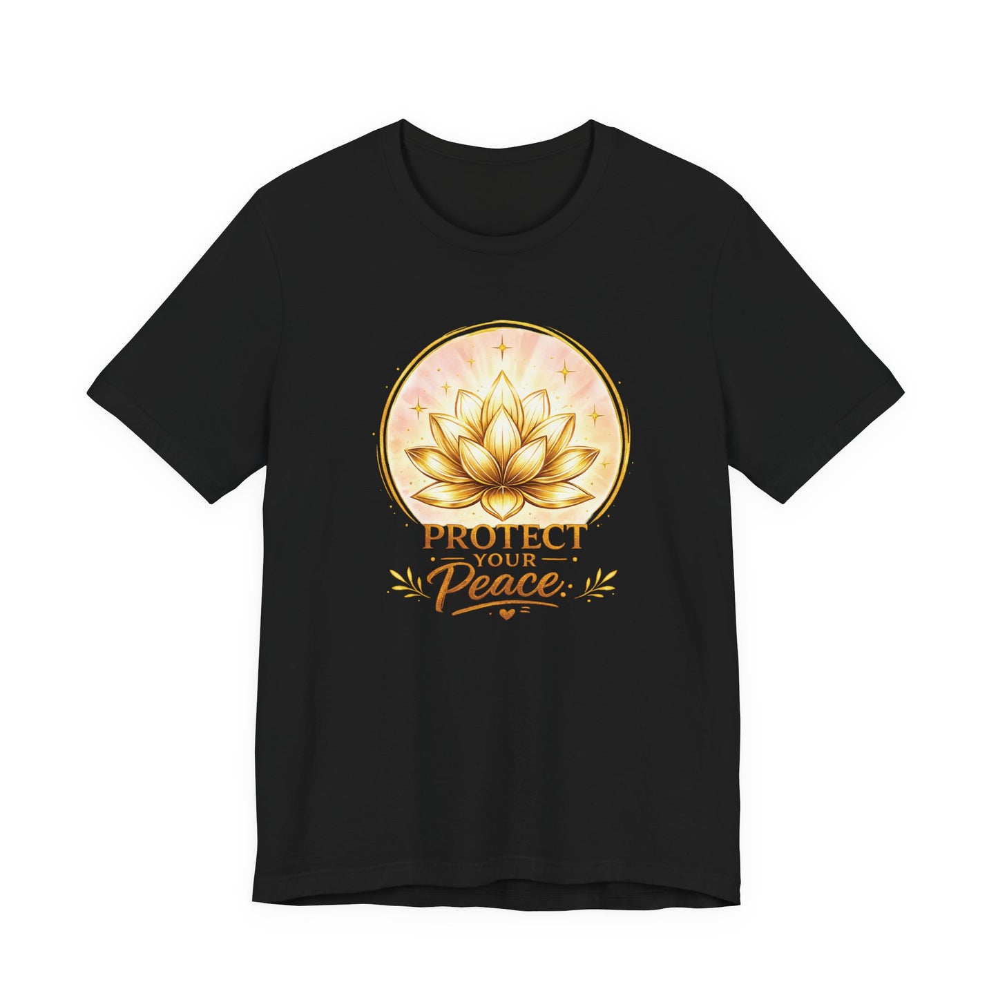 Graphic T-Shirt - Protect Your Peace Lotus Tee