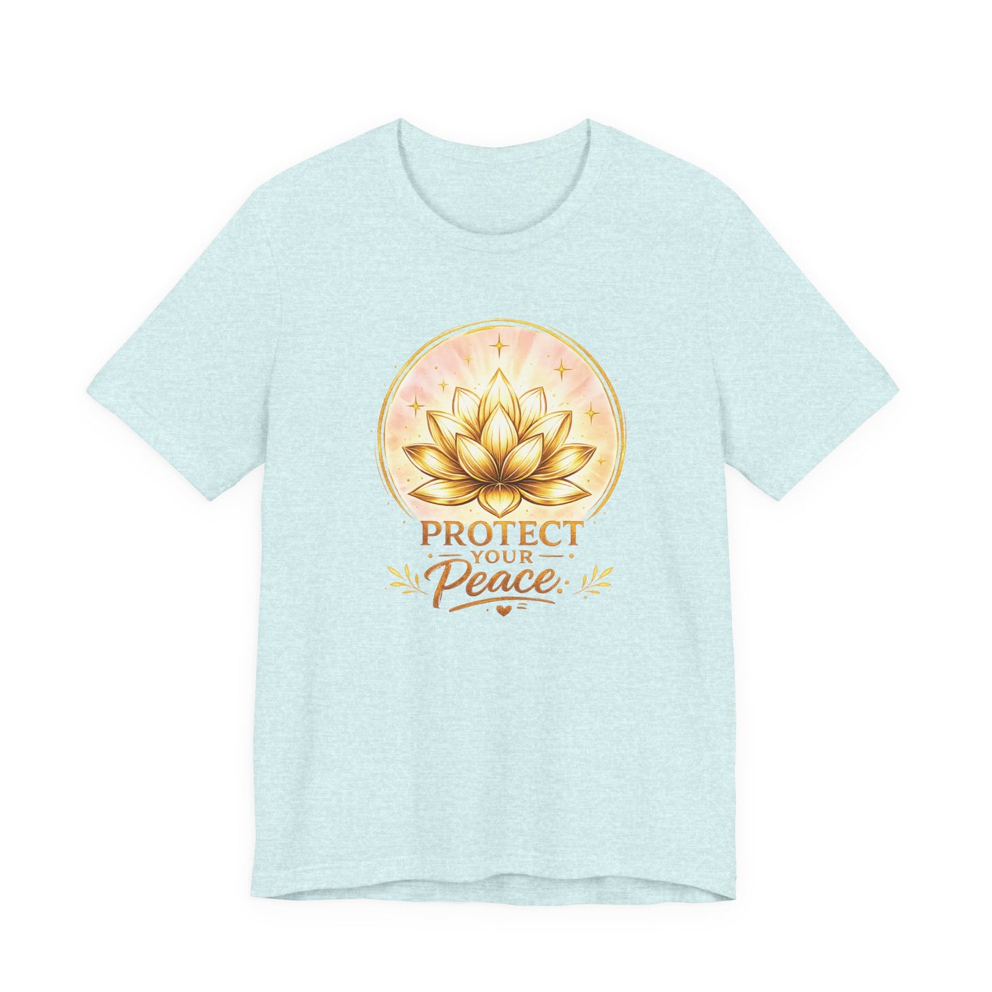 Graphic T-Shirt - Protect Your Peace Lotus Tee