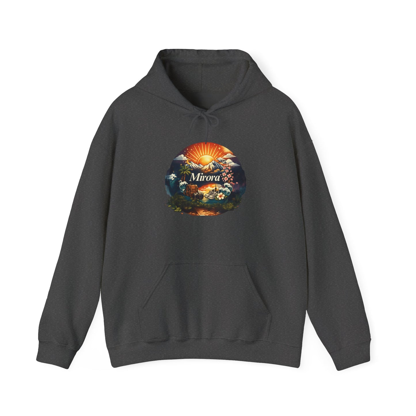 Graphic Hoodie - Sunrise Nature Hoodie