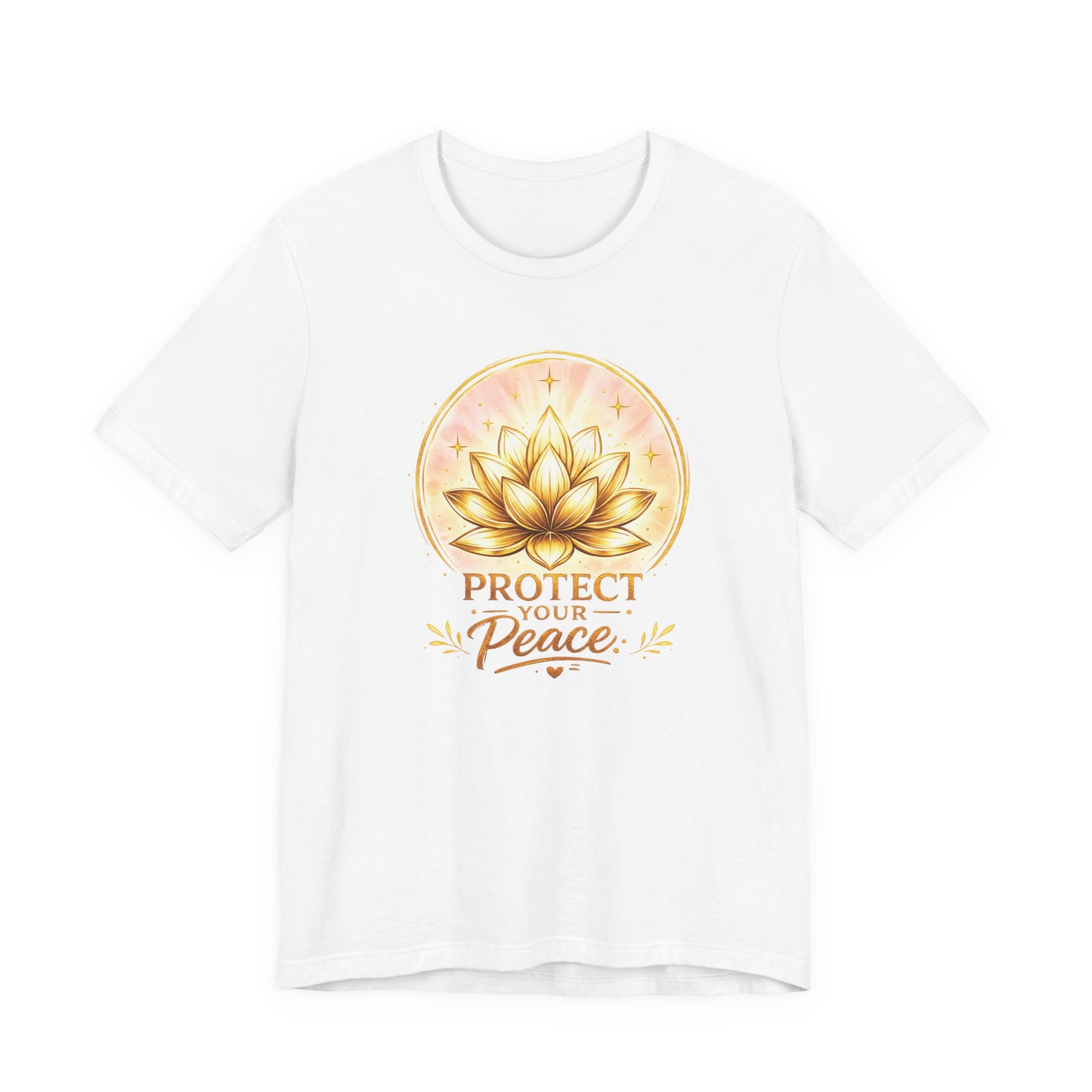 Graphic T-Shirt - Protect Your Peace Lotus Tee