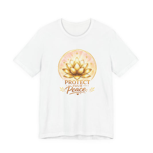 Graphic T-Shirt - Protect Your Peace Lotus Tee