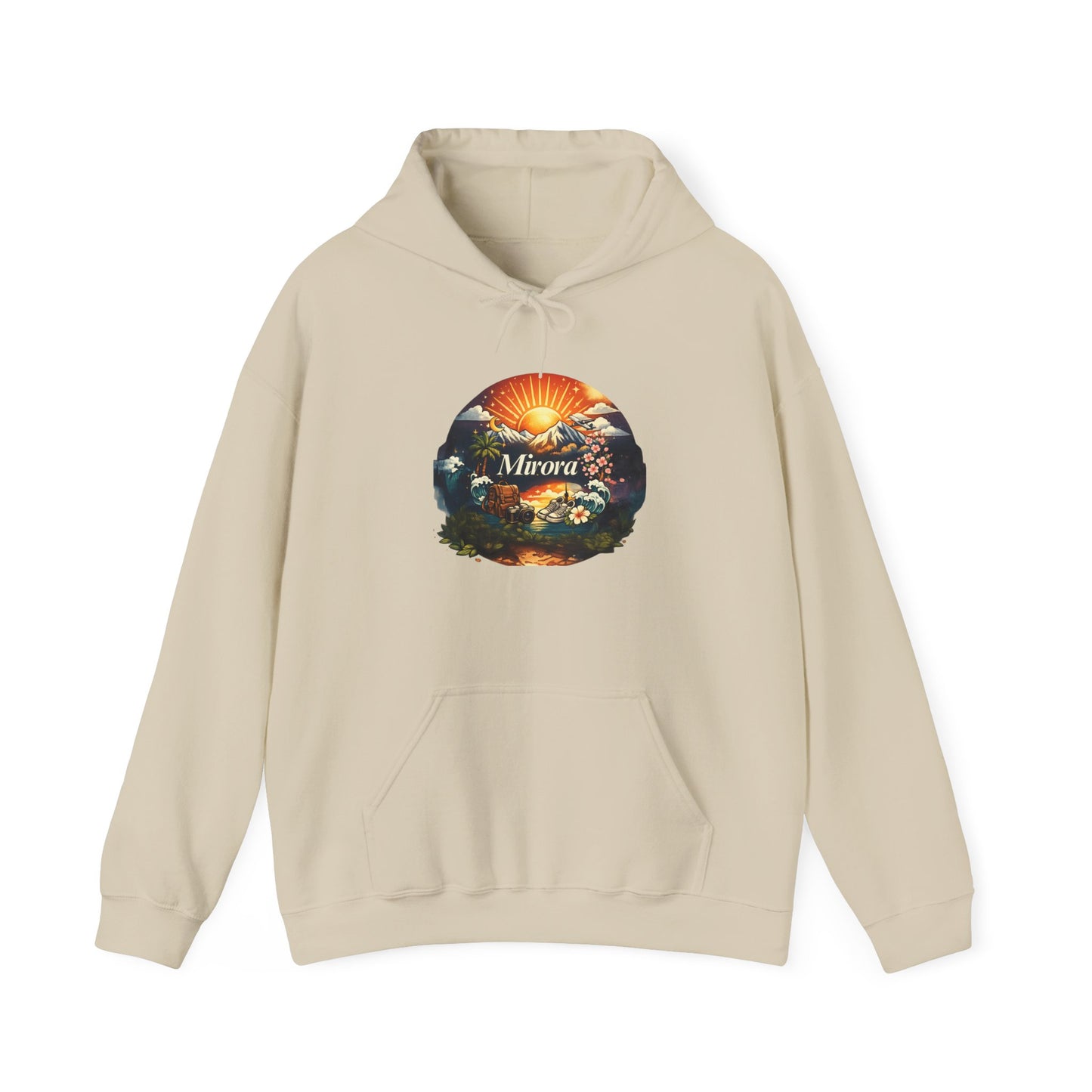 Graphic Hoodie - Sunrise Nature Hoodie