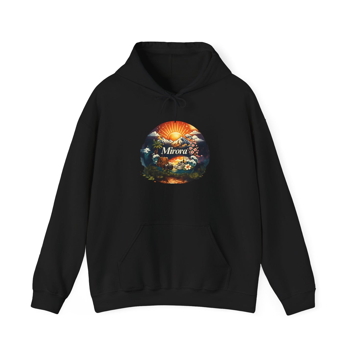 Graphic Hoodie - Sunrise Nature Hoodie
