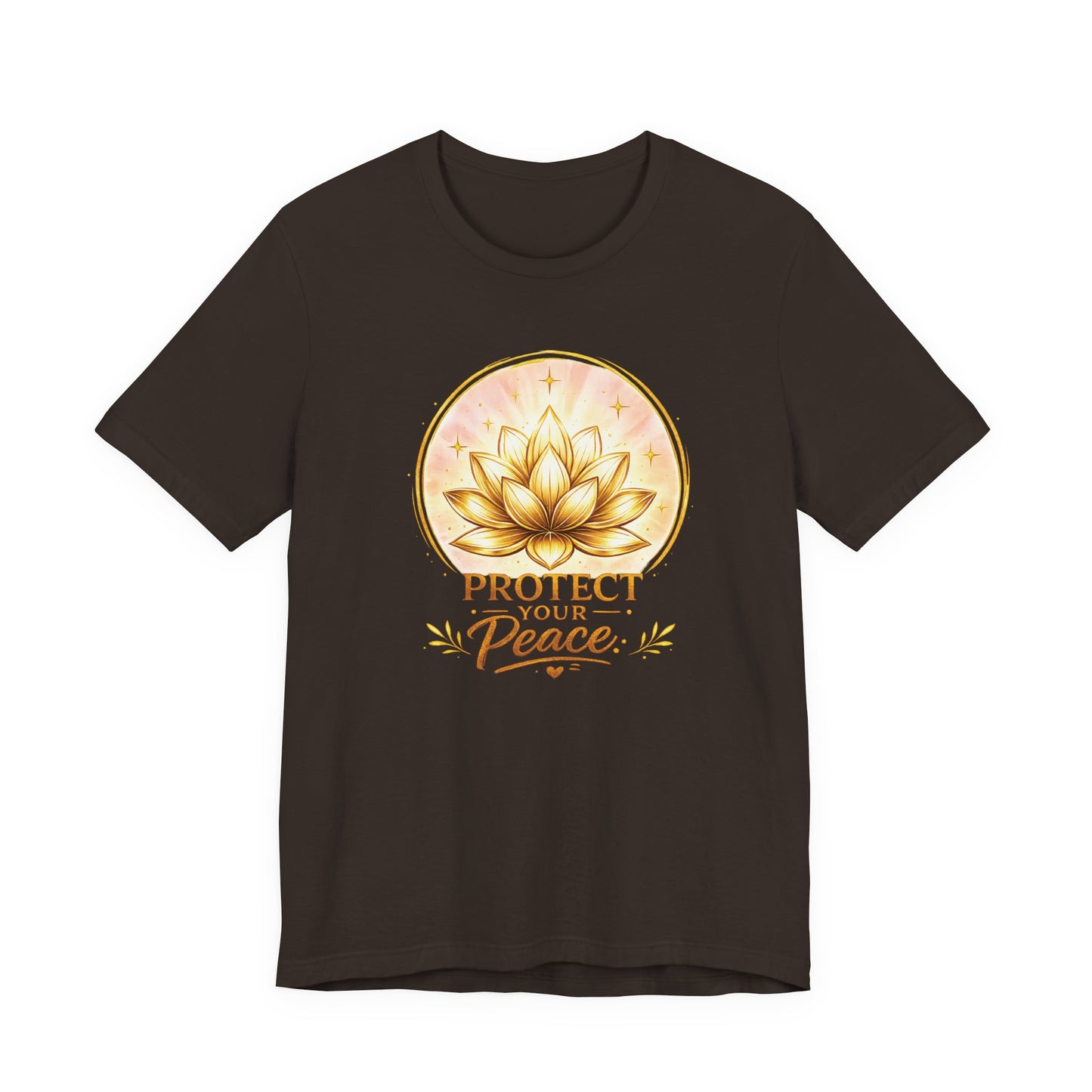 Graphic T-Shirt - Protect Your Peace Lotus Tee