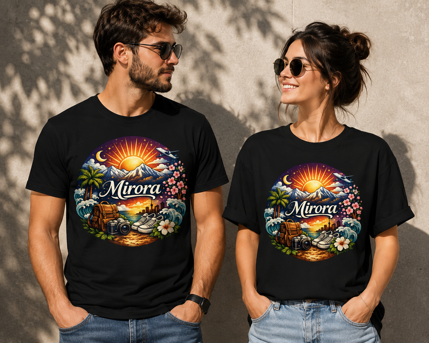 Graphic T-Shirts - Sunrise Island